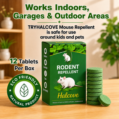 Rodent Repellent Tablet — Create a Home Without Rodents, Safe for Kids & Pets